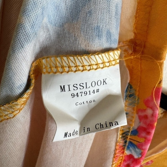 MISSLOOK Floral Blouse 3XL - Picture 4 of 5